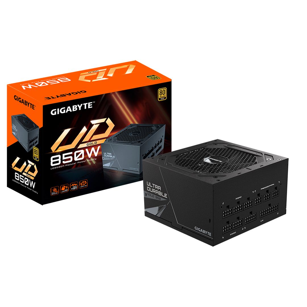 PSU 850W GIGABYTE UD850GM / 80 PLUS Gold, Full-Modular